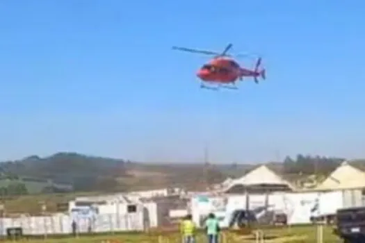 Parte de tenda desaba e deixa feridos na Agrishow