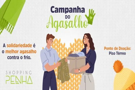 Shopping Penha inicia a campanha do agasalho 2024