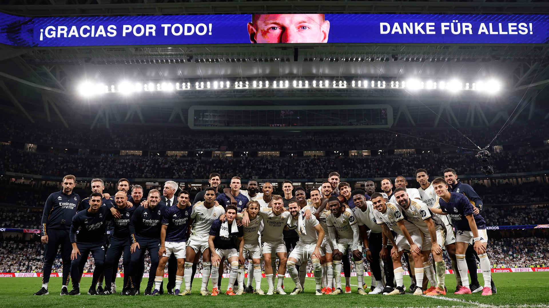 Real Madrid empata sem gols com o Bétis na despedida de Kroos do Bernabéu