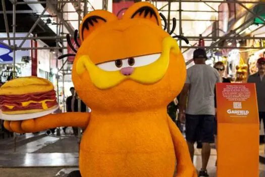 Mercadão recebe Garfield: exposição ao ar livre traz o gato mais famoso do mundo para São Paulo