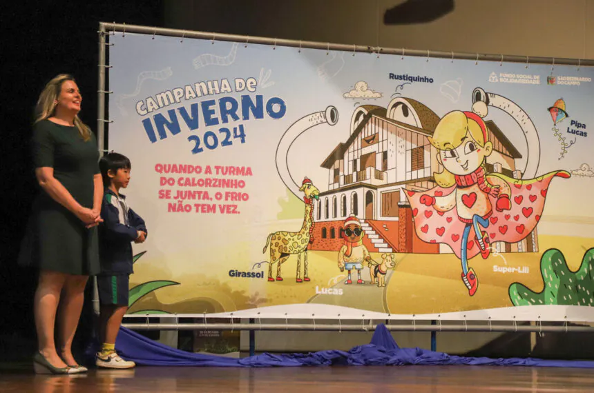 Pipa-Lucas, Girassol, Super Lili, Lucas e Rustiquinho são os mascotes da Campanha de Inverno 2024 de São Bernardo