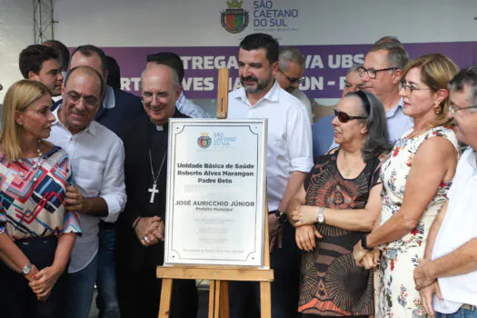 São Caetano inaugura nova UBS e homenageia Padre Beto 