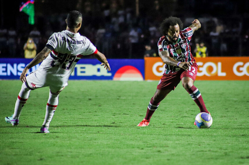 Marcelo tentou o empate, mas o Fluminense acabou derrotado pelo São Paulo