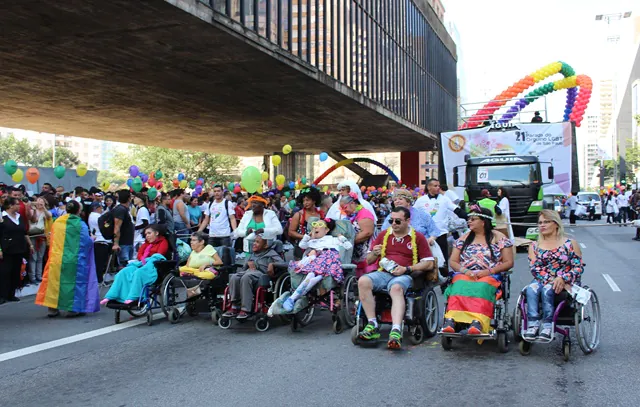 Pessoas com deficiência na Parada do Orgulho LGBT