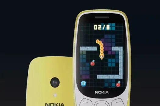 Celular da Nokia apelidado de ‘tijolão’ volta ao mercado em aniversário de 25 anos