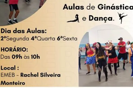 Inscrições abertas para aulas de Ginástica e Dança em Rio Grande da Serra