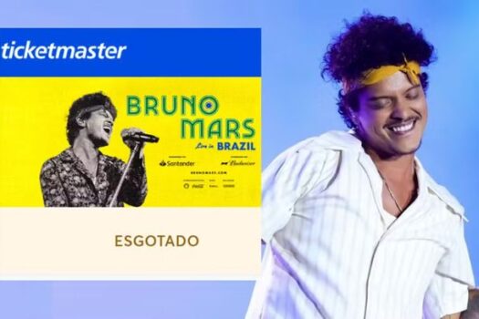 Ingressos em pré-venda para shows de Bruno Mars esgotam em uma hora