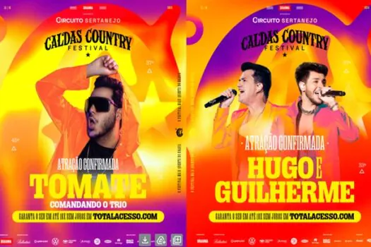 Caldas Country Festival anuncia Hugo & Guilherme e Tomate para a 17° edição