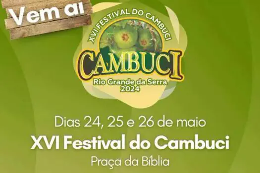 Confira as atrações do XVI Festival do Cambuci de Rio Grande da Serra