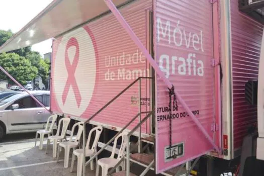 Carreta da Mamografia disponibiliza atendimento gratuito em São Bernardo