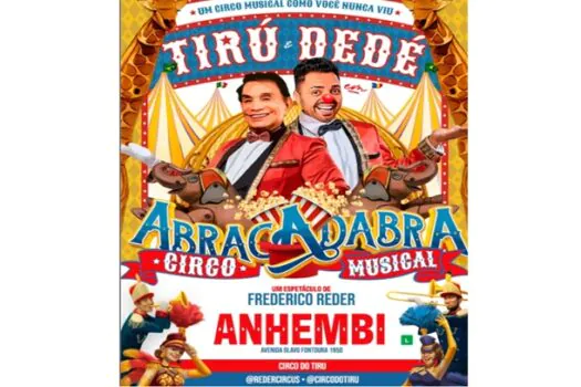 Tirullipa e Dedé Santana em “Abracadabra – Circo Musical”