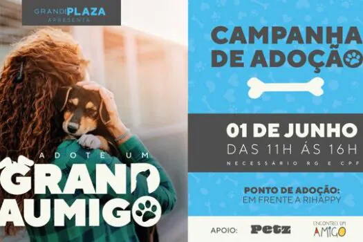 Grand Plaza recebe ONG Encontrei um Amigo para evento de adoção de cães