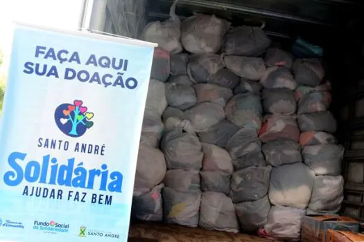 Santo André chega a 27 toneladas de itens doados para o Rio Grande do Sul