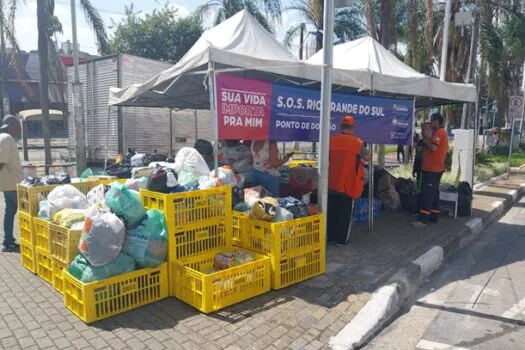 Campanha Sua Vida Importa para Mim – Em apoio ao RS já arrecadou mais de 25 toneladas de doações em Diadema