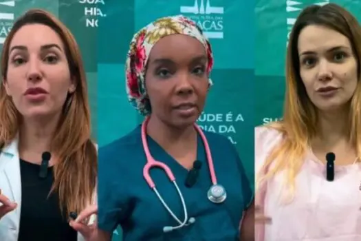 Ex-BBBs Marcela, Thelminha e Amanda vão a hospital no RS para atender vítimas