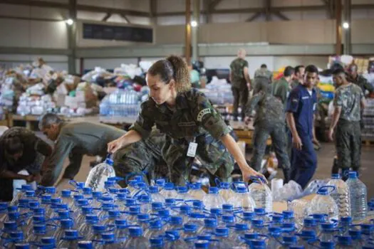 Exército leva nesta terça (11) 75 toneladas de donativos para o Rio Grande do Sul