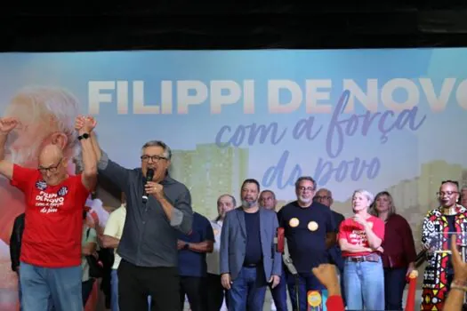 Evento de apoio de partidos à pré-candidatura de Filippi reúne 9.000 pessoas em Diadema