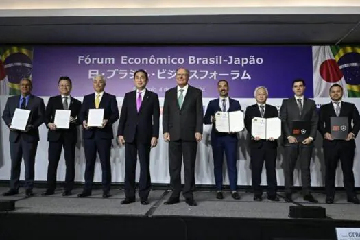 Em fórum bilateral com Alckmin, premiê e empresários japoneses destacam potencial econômico do Brasil