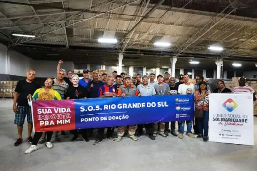 Fundo Social de Diadema atualiza itens para doação ao Rio Grande do Sul