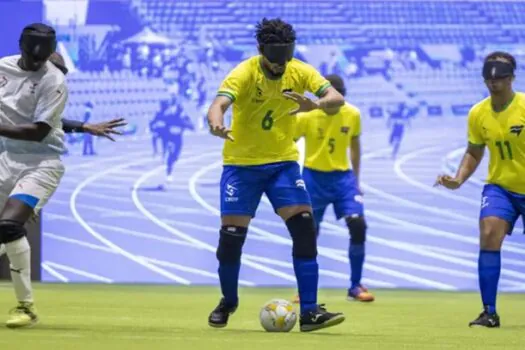 Brasil conhece adversários do torneio paralímpico de futebol de cegos