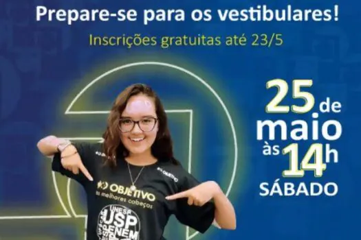 Inscrições para o Simulado Fuvestão Objetivo terminam amanhã, 23 de maio