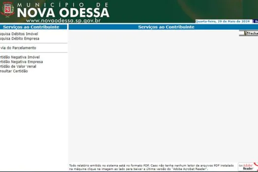 Serviços online da Prefeitura de Nova Odessa voltam ao ar; veja novos links