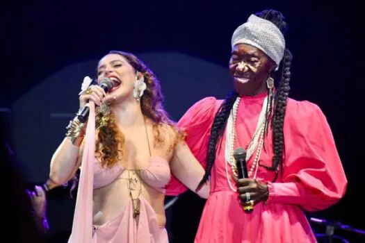 Lia de Itamaracá e Natascha Falcão apresentam o show “Das Águas”, dia 18, na Virada Cultural