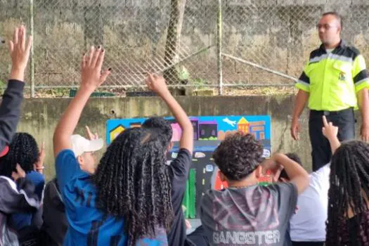 Ribeirão Pires inicia curso “Brincando de Trânsito” para estudantes da E.E. Mário Alexandre de Faro Neri 