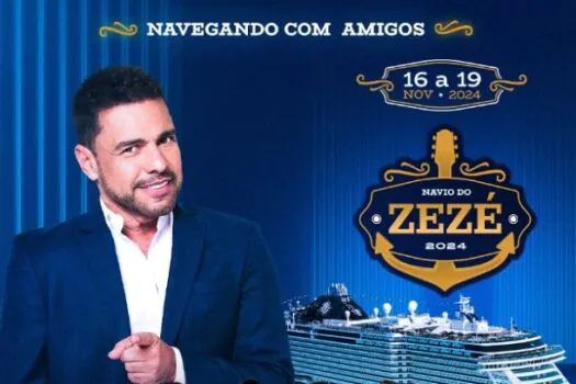 ‘Navegando com Amigos’: confira as atrações do primeiro navio temático de Zezé Di Camargo