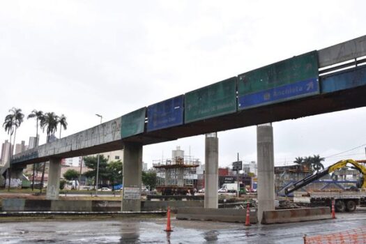 Santo André interdita passarela para avanço de obras do Complexo Santa Teresinha