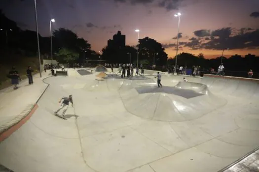 Santo André inaugura parque na Vila Valparaíso com moderna pista de skate