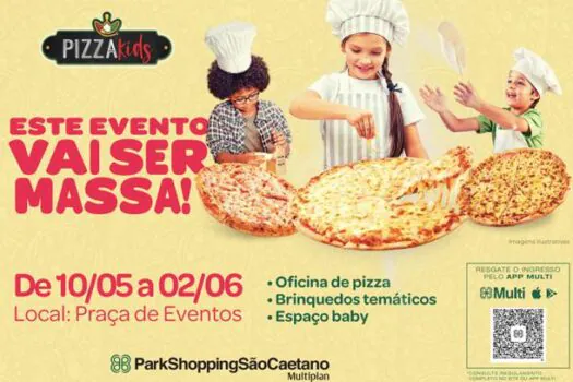 Mamma mia! ParkShopping São Caetano apresenta o delicioso “Pizza Kids”