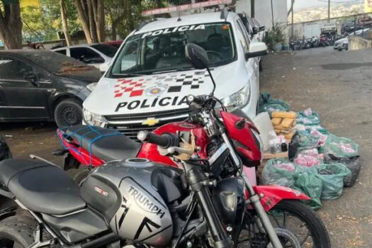 PM prende dois indivíduos por receptação e apreende motocicletas e drogas na Zona Sul de SP