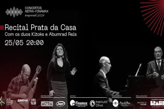 Concertos Astra-Finamax recebe recital Prata da Casa