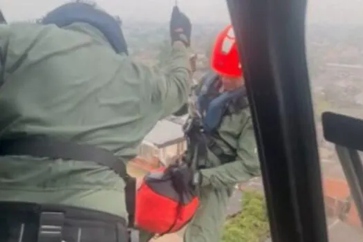 Pedido de socorro: Águia resgata idoso em laje no Rio Grande do Sul