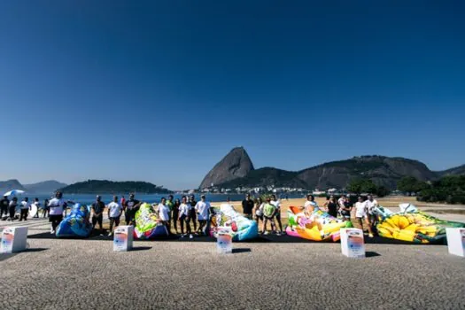 Tenisões símbolos da Maratona do Rio já podem ser vistos pela cidade