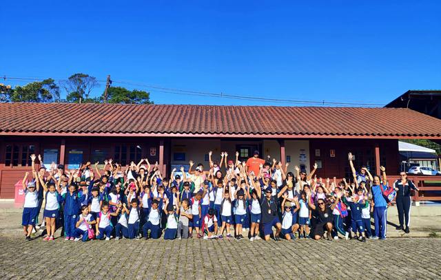 Alunos de Ribeirão Pires vivenciam a história e a natureza da Serra do Mar