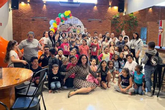 Edição do Villa Solidária recebe 60 crianças do projeto Shalon, de Santo André