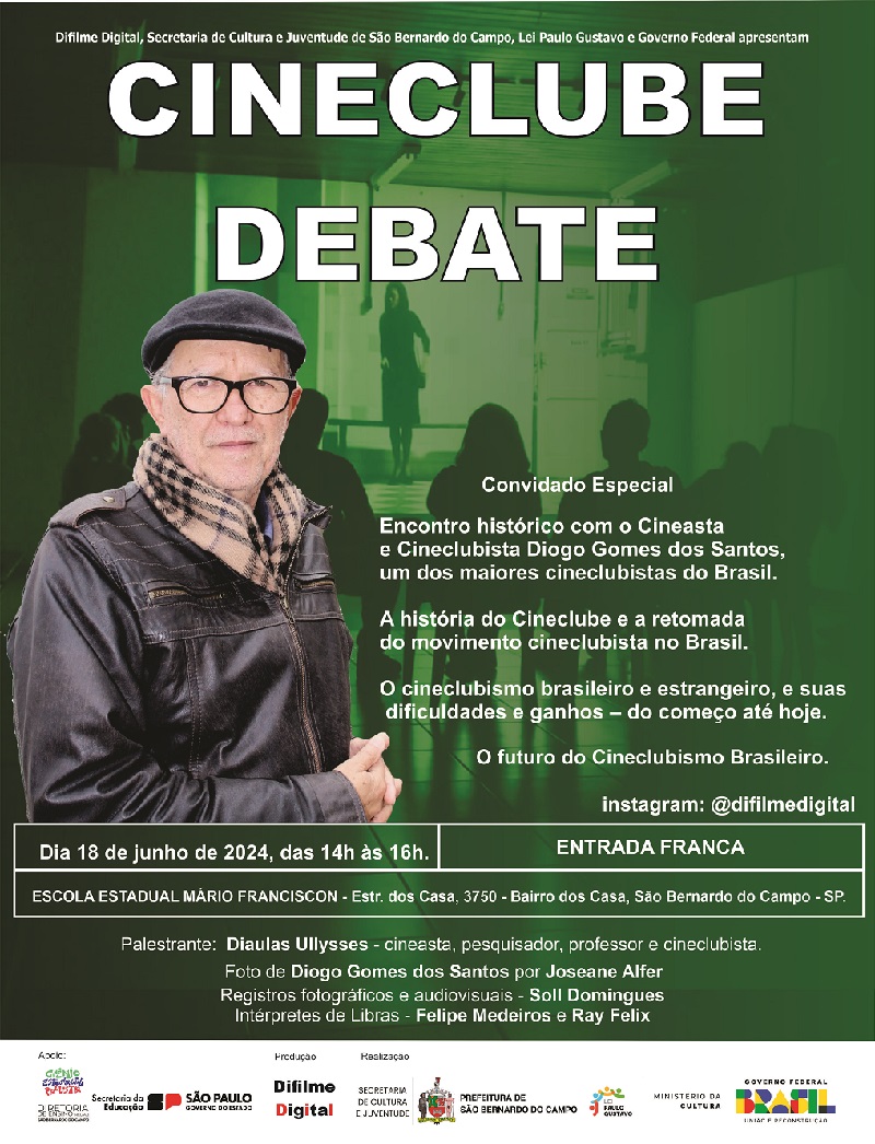 3 CARTAZ INSTAGRAM CINECLUBE DEBATE LPG DIOGO GOMES DOS SANTOS CONVIDADO 2024 A3