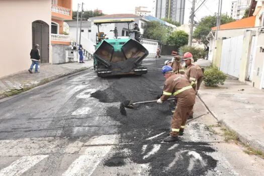 Rua Nova avança com mais 4 quilômetros de asfalto recapeados em Santo André