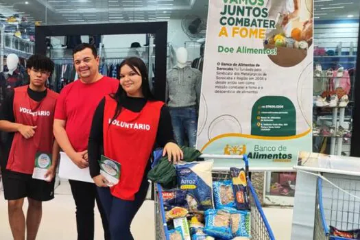 Ações sociais em lojas da COOP arrecadam 1,3 tonelada de alimentos