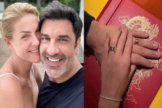 Ana Hickmann e Edu Guedes anunciam noivado