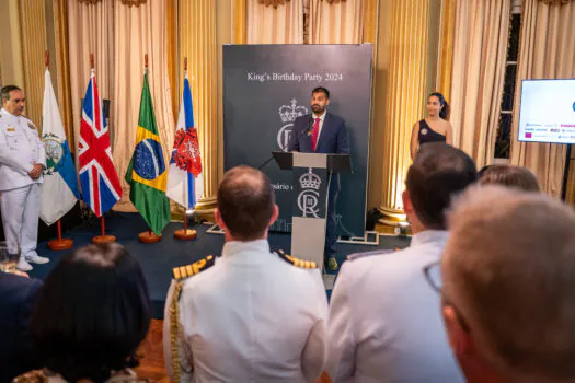 Celebração do Aniversário do Rei Charles III no Rio reforça os laços entre Reino Unido e Brasil