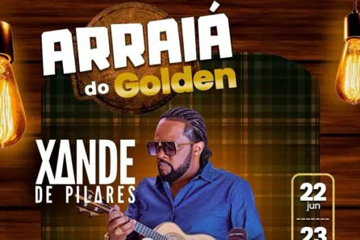 Xande de Pilares fará show gratuito em festa junina de shopping do ABC