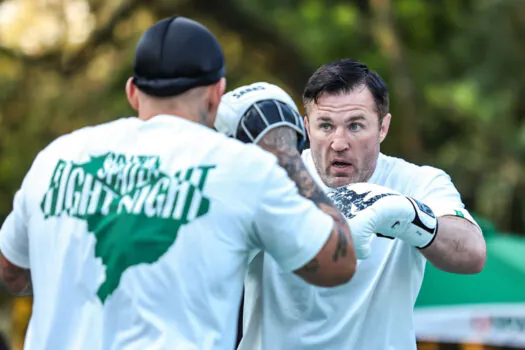 Chael Sonnen rouba a cena em treino aberto do Spaten Fight Night