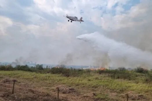 Falta de aviões atrasa combate ao fogo no pantanal