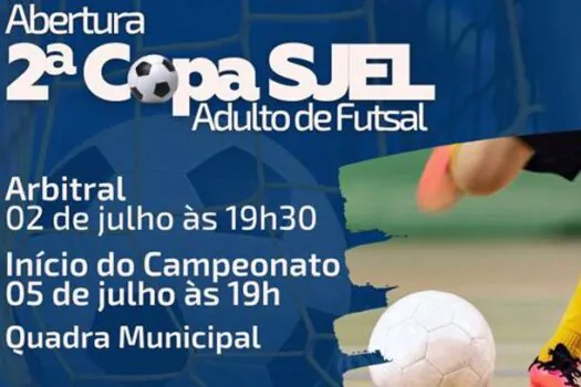 Vem aí! 2ª Copa SJEL Adulto de Futsal