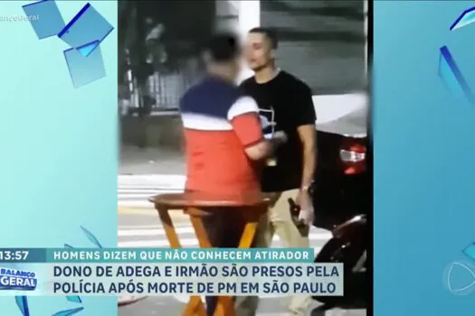 Dono de adega suspeito de envolvimento na morte de PM é preso, diz defesa