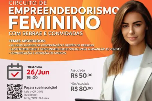 Núcleo de Mulheres da ACISA realiza Circuito de Empreendedorismo Feminino