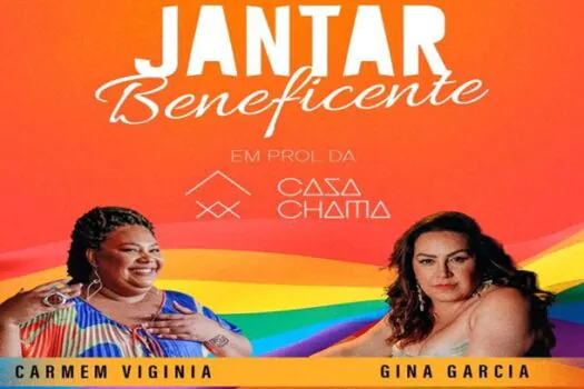 Gina Garcia anuncia jantar beneficente nesta quarta (19), em celebração ao mês do Orgulho